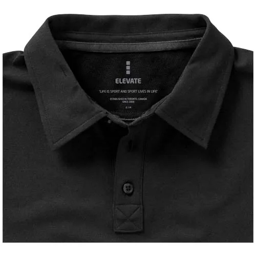 Polo de manga corta elástico para hombre 