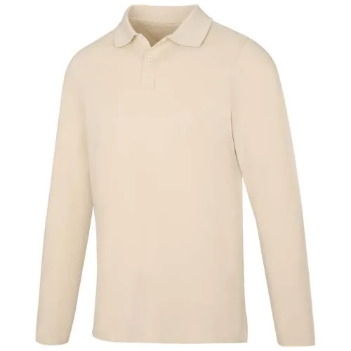 arenisca Polo de manga larga para hombre de 180 g/m² Calgary