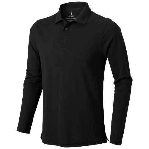 Polo de manga larga para hombre 