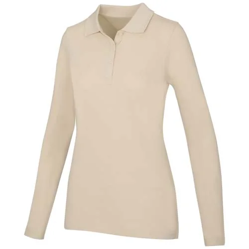 arenisca Polo de manga larga para mujer de 180 g/m² Calgary