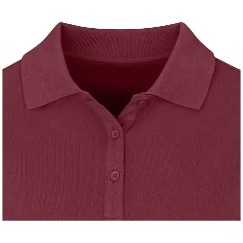 burdeos intenso Polo de manga larga para mujer de 180 g/m² Calgary