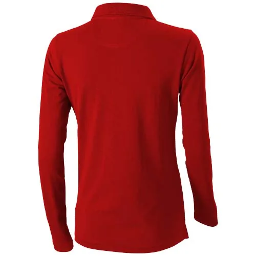 rojo Polo de manga larga para mujer de 180 g/m² Calgary