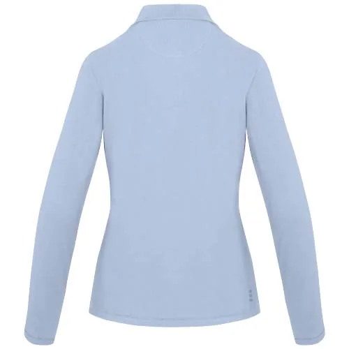 azul niebla Polo de manga larga para mujer de 180 g/m² Calgary