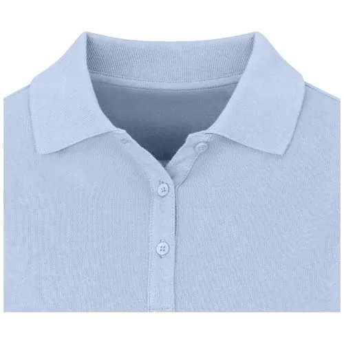 azul niebla Polo de manga larga para mujer de 180 g/m² Calgary