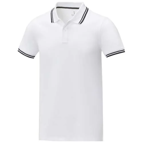 POLO DE MANGA CORTA CON RIBETE PARA HOMBRE 