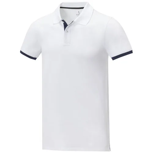 POLO DE MANGA CORTA DE DOS TONOS PARA HOMBRE 