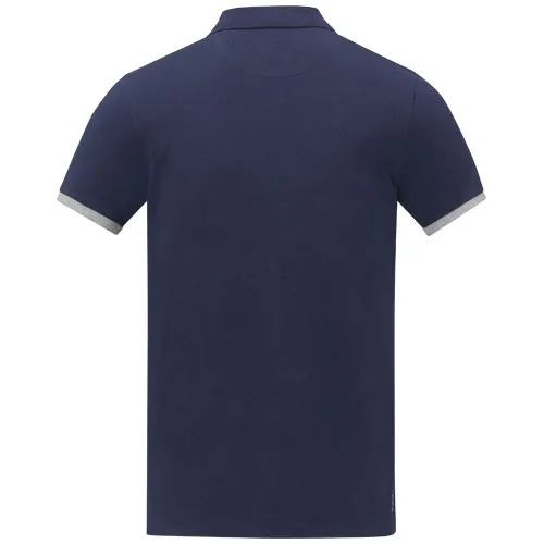 Polo de manga corta de dos tonos para hombre 