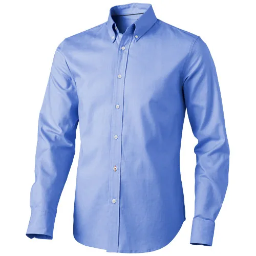 Camisa tipo Oxford de manga larga para hombre 
