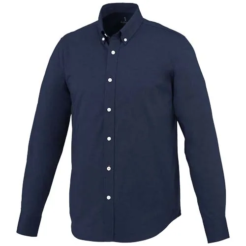 Camisa tipo Oxford de manga larga para hombre 