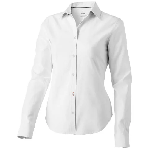 CAMISA TIPO OXFORD DE MANGA LARGA DE MUJER 