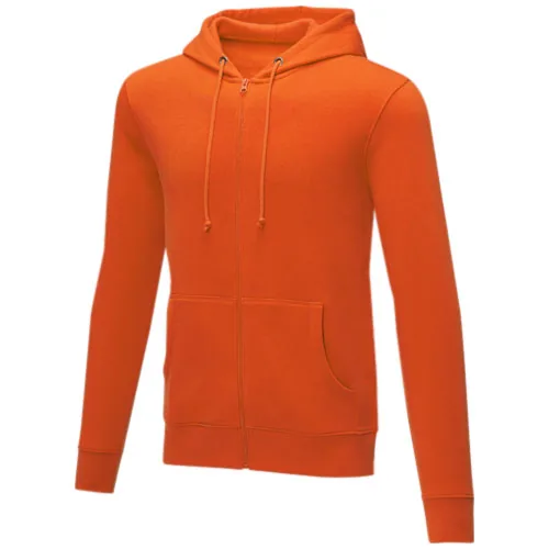 Sudadera con capucha y cremallera completa para hombre 