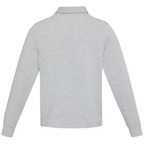 Sudadera tipo polo de rugby unisex 