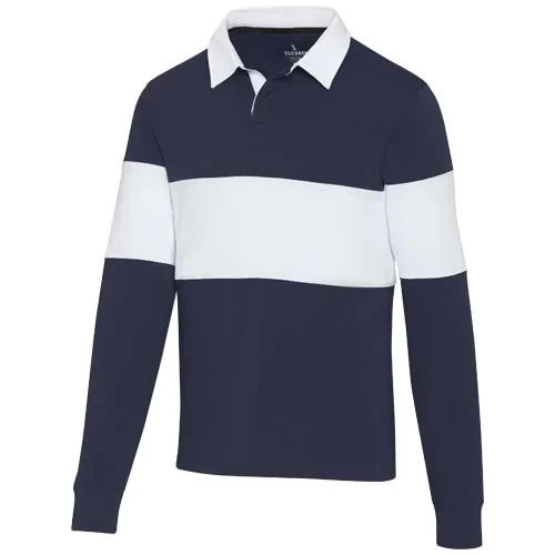 Sudadera tipo polo de rugby unisex 