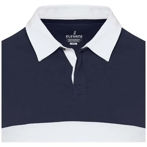 Sudadera tipo polo de rugby unisex 