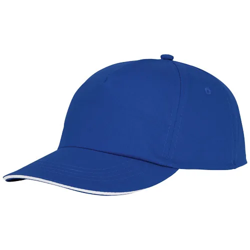 Gorra de 5 paneles con ribete 
