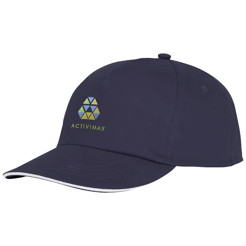 Gorra de 5 paneles con ribete 