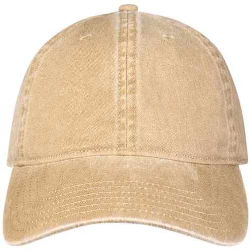 Gorra lavada de 6 paneles 