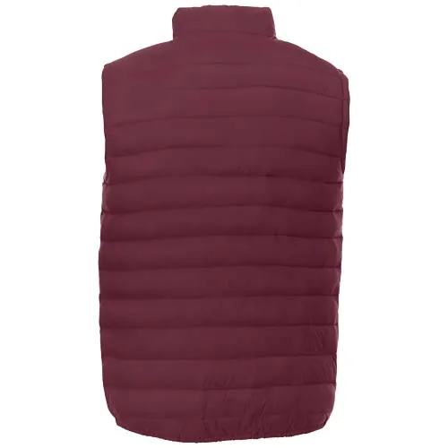 burdeos intenso Chaleco aislante de material reciclado para hombre Pallas