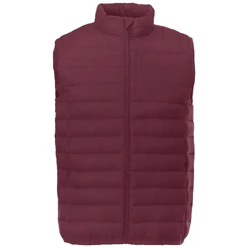burdeos intenso Chaleco aislante de material reciclado para hombre Pallas