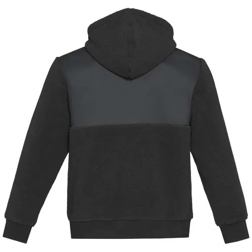 Sudadera unisex de tejido polar sherpa reciclado 