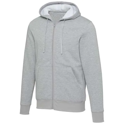 Sudadera sherpa con cremallera completa y capucha 