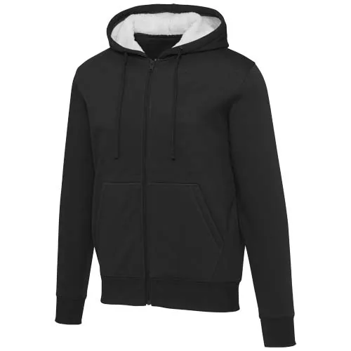 Sudadera sherpa con cremallera completa y capucha 