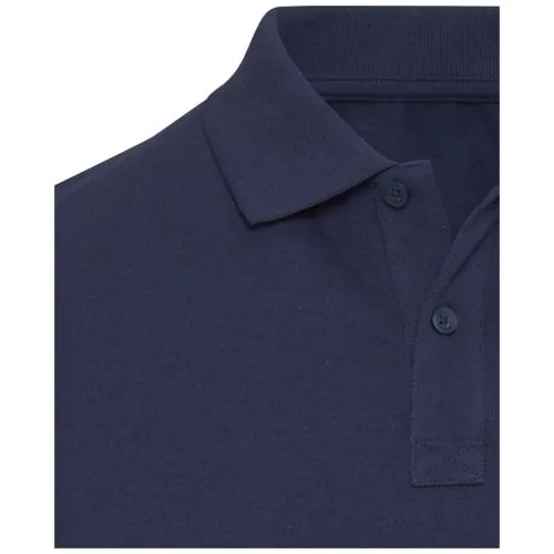 Polo de material reciclado orgánico de 220 g/m² con certificado OCS de manga corta unisex 
