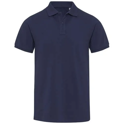 Polo de material reciclado orgánico de 220 g/m² con certificado OCS de manga corta unisex 