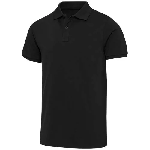 Polo de material reciclado orgánico de 220 g/m² con certificado OCS de manga corta unisex 