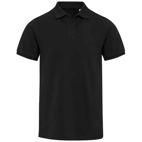 Polo de material reciclado orgánico de 220 g/m² con certificado OCS de manga corta unisex 