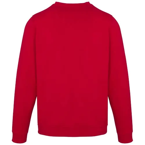 rojo Jersey de cuello redondo de material reciclado orgánico con certificado OCS unisex de 280 g/m² Jasper