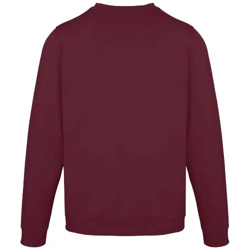 burdeos intenso Jersey de cuello redondo de material reciclado orgánico con certificado OCS unisex de 280 g/m² Jasper