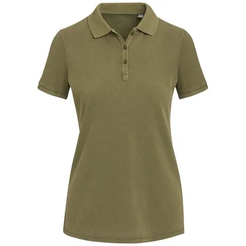 Polo de 200 g/m2 lavado para mujer 