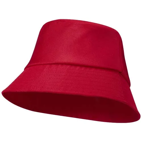 rojo Gorro de poliéster de 130 g/m2 para proteger del sol