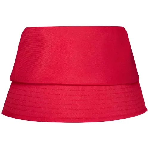 rojo Gorro de poliéster de 130 g/m2 para proteger del sol
