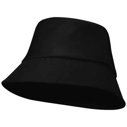negro intenso Gorro de poliéster de 130 g/m2 para proteger del sol