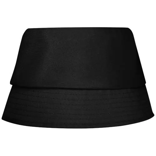 negro intenso Gorro de poliéster de 130 g/m2 para proteger del sol