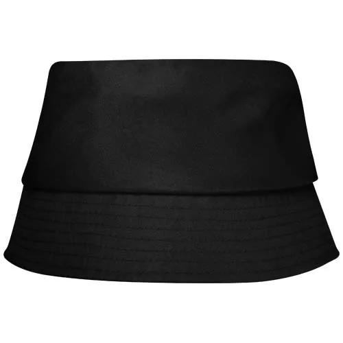 negro intenso Gorro de poliéster de 130 g/m2 para proteger del sol