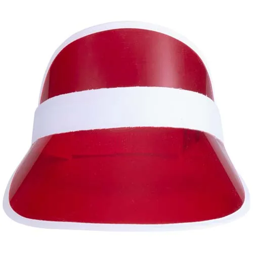 rojo Gorra con visera transparente Bright