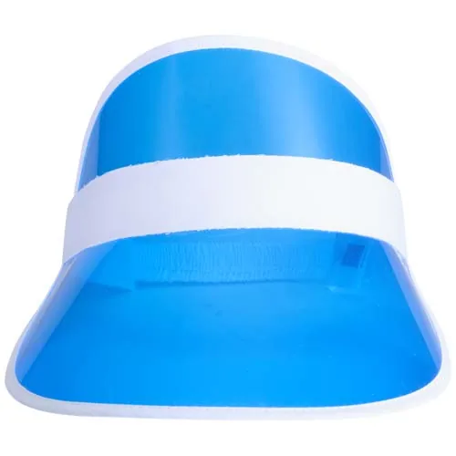 azul Gorra con visera transparente Bright