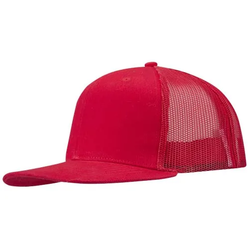 rojo Gorra de 260 g/m2 con 6 paneles