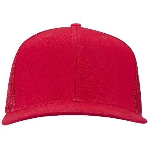 rojo Gorra de 260 g/m2 con 6 paneles