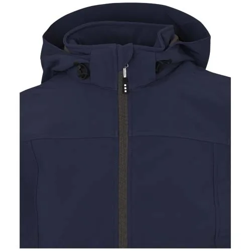 azul marino Chaqueta softshell reciclada GRS para mujer de Langley