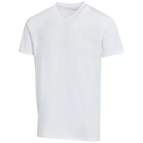 CAMISETA ORGÁNICA UNISEX DE 200 G/M² CON CERTIFICADO OCS DE MANGA CORTA Y CUELLO DE PICO 