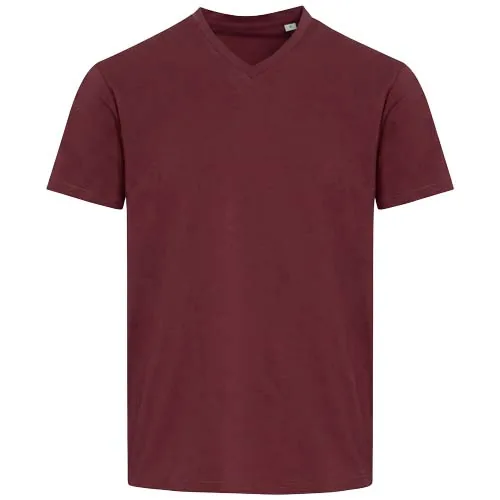 Camiseta orgánica unisex con certificado OCS de manga corta y cuello de pico de 200 g/m² Balfour