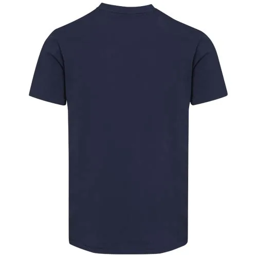 Camiseta orgánica unisex de 200 g/m² con certificado OCS de manga corta y cuello de pico 