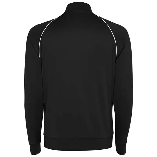 negro intenso Sudadera infantil Valier con cremallera completa