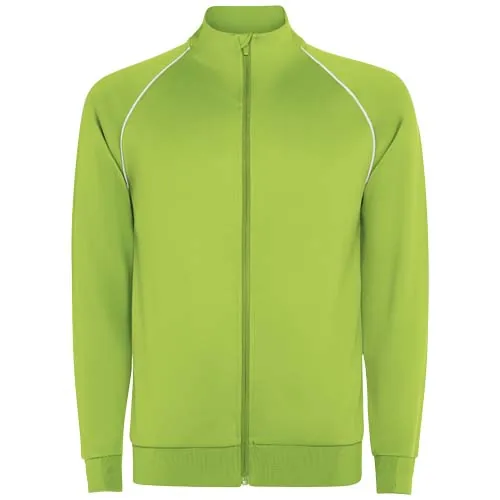 verde flúor Sudadera infantil Valier con cremallera completa