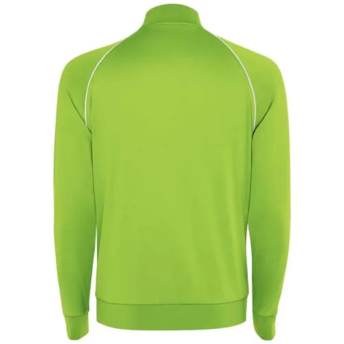 verde flúor Sudadera infantil Valier con cremallera completa