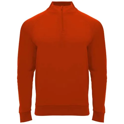 Sudadera infantil de manga larga con cremallera 1/4 